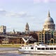 Millennium Bridge, St. Paul’s Cathedral and Thames River,  London - VideoHive Item for Sale
