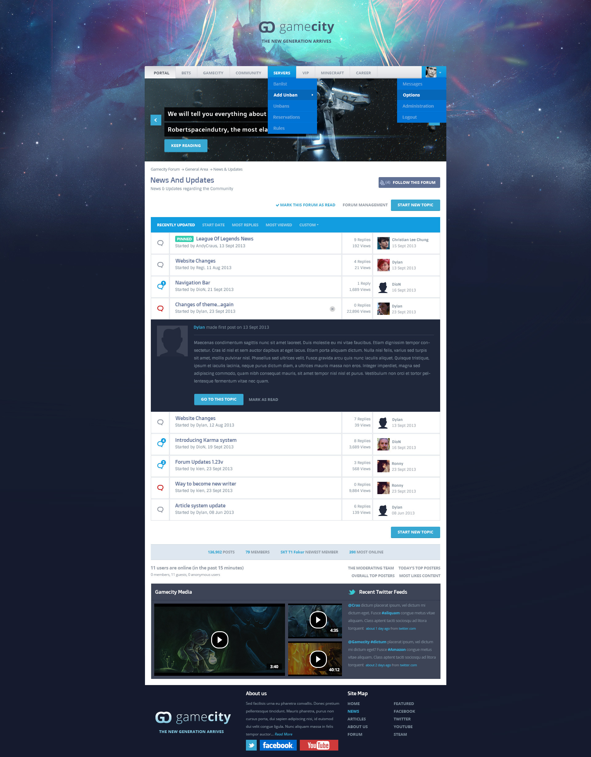 gamecity a flat responsive gaming template by deriggs007