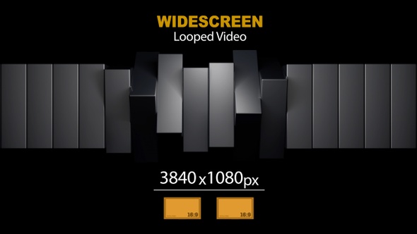 Widescreen Cubes Rotation 01