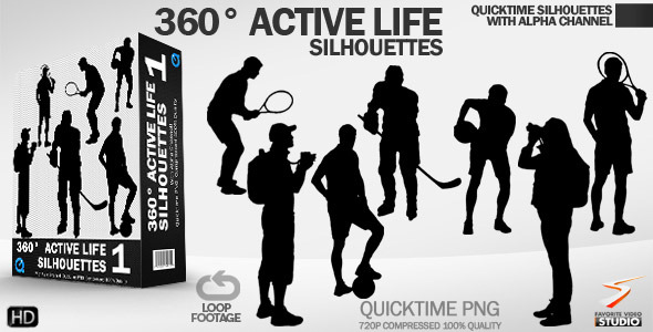 Active Life Rotating Silhouettes Pack