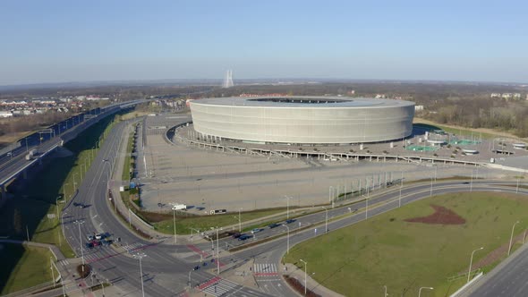 Football Stadium from above