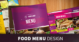 Food Menus Design