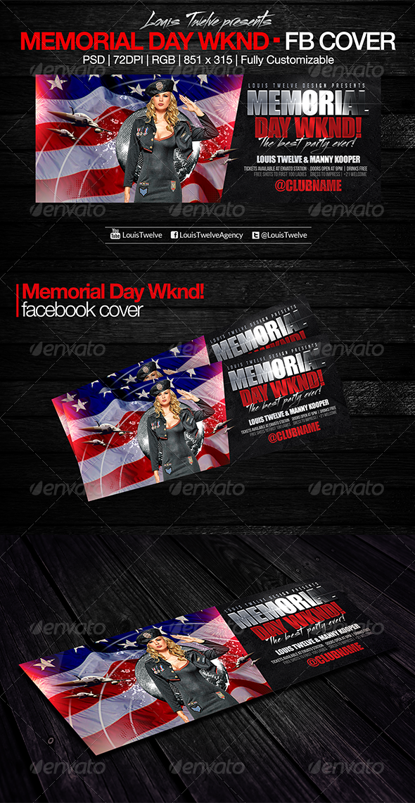 Memorial Day Wknd - Facebook Cover