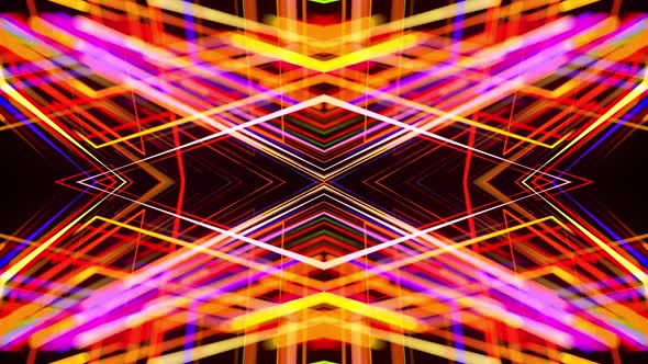 Abstract Laser Show Abstract Bg with Pattern of Glow Multicolor Lines 2 alt