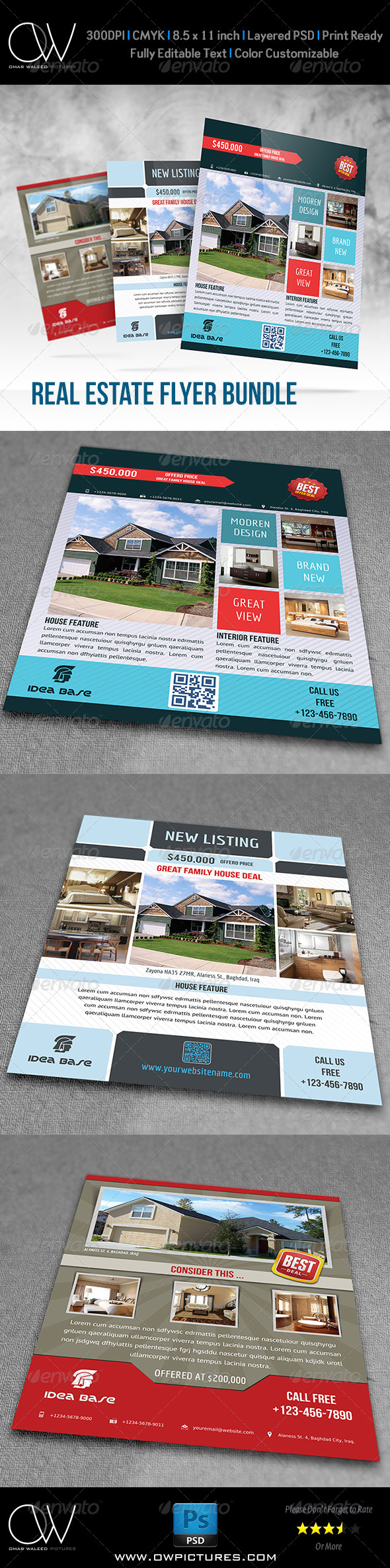 Real Estate Flyer Bundle Template Vol.1