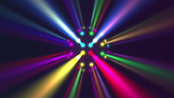 Neon Disco Ball Seamless VJ Loop alt