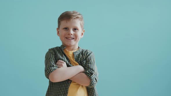 6-Year-Old Boy Posing alt