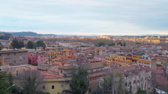 View of Rome Cityscape