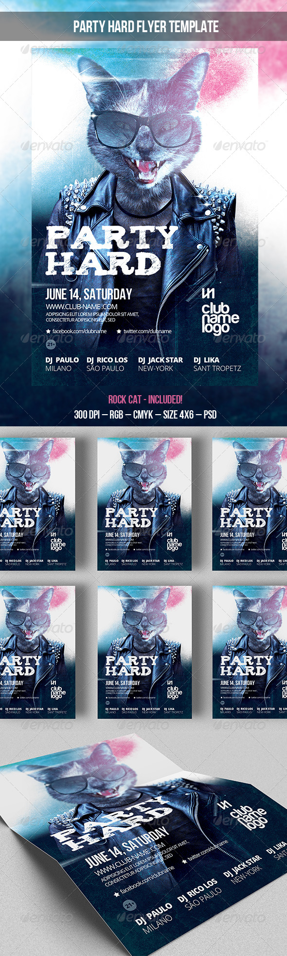 Club Party Flyer - Clubs & Parties Events