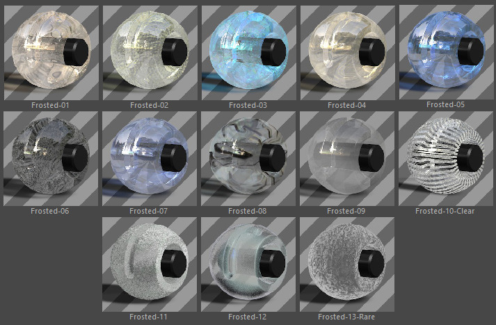 vandrerhjemmet boble Krympe Glass Materials Pack-03-Frosted for Cinema 4D by smabukhari | 3DOcean