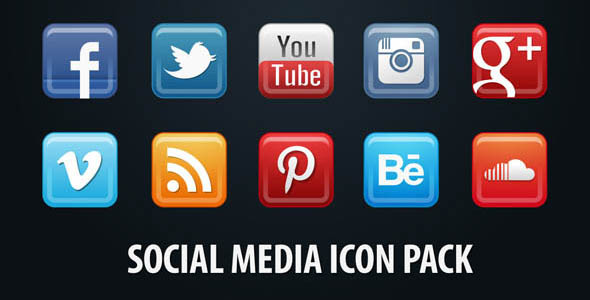 Social Media Icons Pack