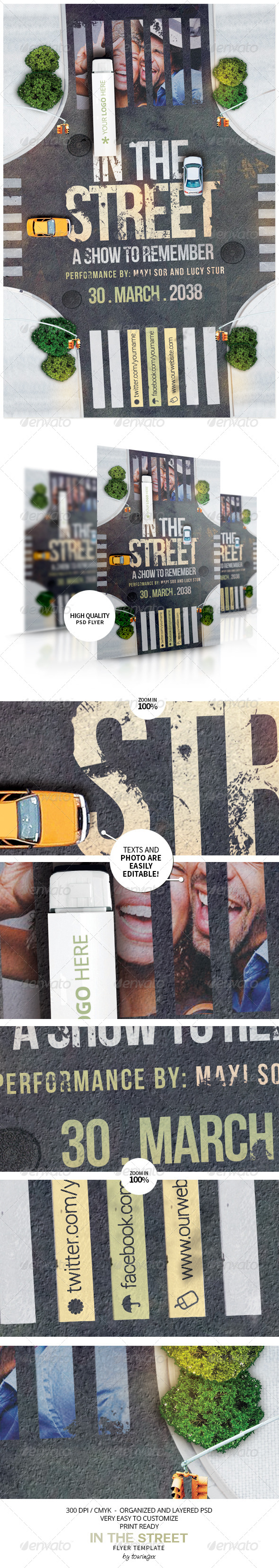 In The Street Flyer Template - Events Flyers