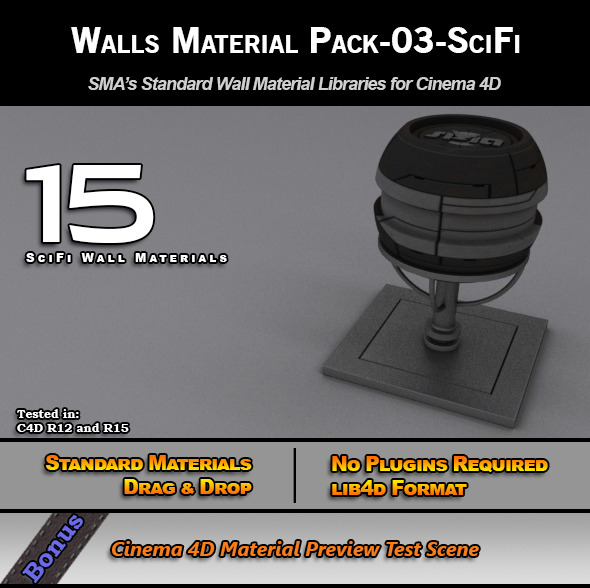 Standard Walls Material - 3Docean 7778208