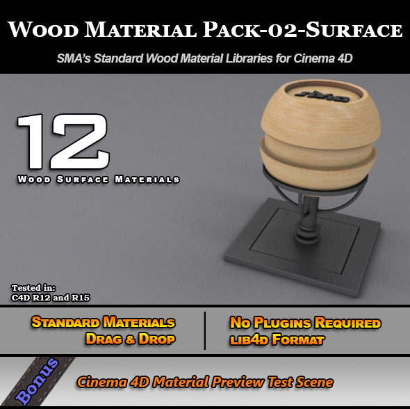 Standard Wood Material - 3Docean 7779867