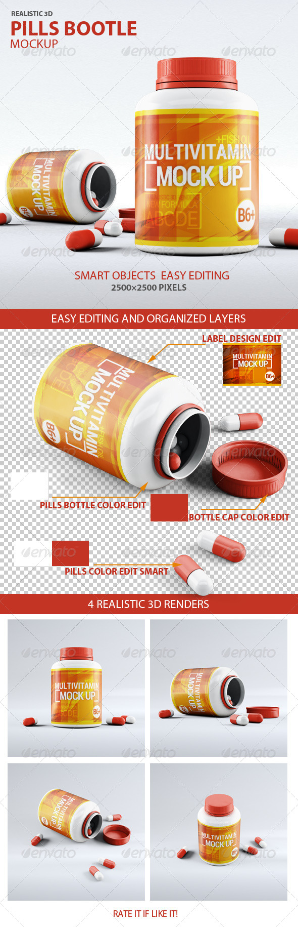 Download Pills Bootle Mock Up By L5design Graphicriver