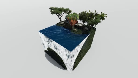 Rural beach isometric alt