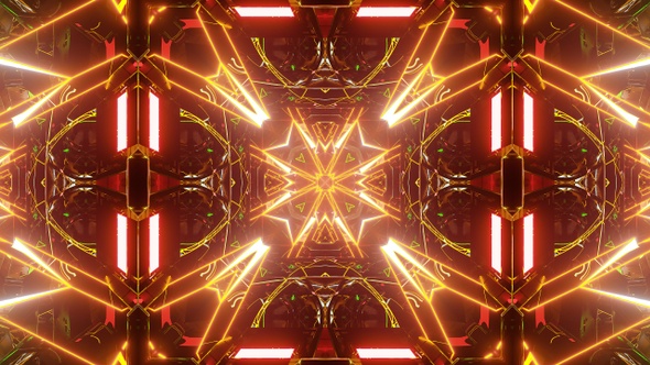 Vj  Neon Kaleidoscope alt