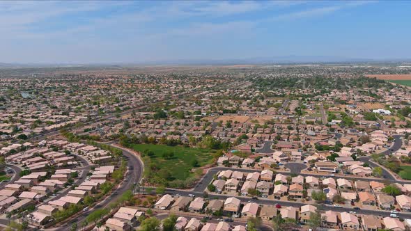 Aerial View of Mixing Single Family Homes Apartment Buildings a Residential District a Avondale Near alt