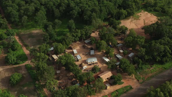 Africa Mali Village Aerial View 9