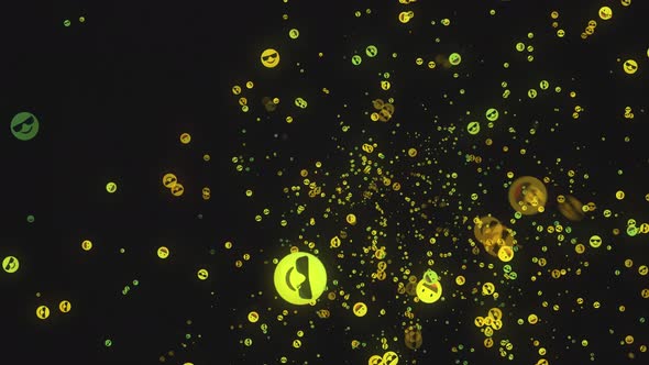 Smile Emoji's particular background alt