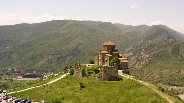 Aerial View of Jvari Monastery alt