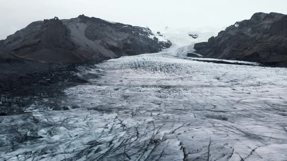 Glacier Vatnajokull in Iceland