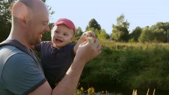 Young Father and Baby Boy Spend Time Together alt