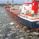 Big cargo ship in sea port - VideoHive Item for Sale