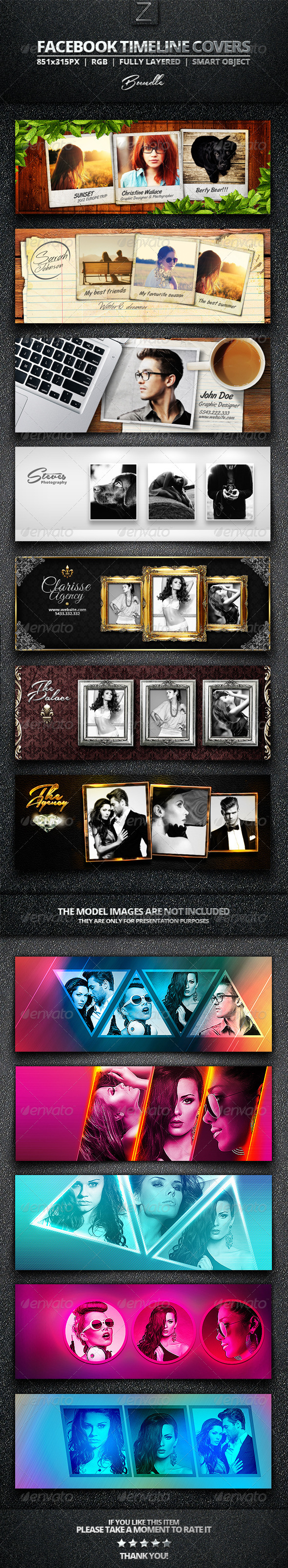 Facebook Timeline Covers Bundle - Facebook Timeline Covers Social Media