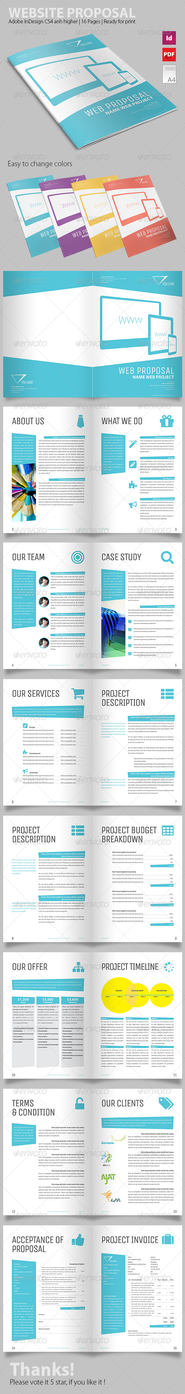 Triangle Proposal Template - Proposals & Invoices Stationery