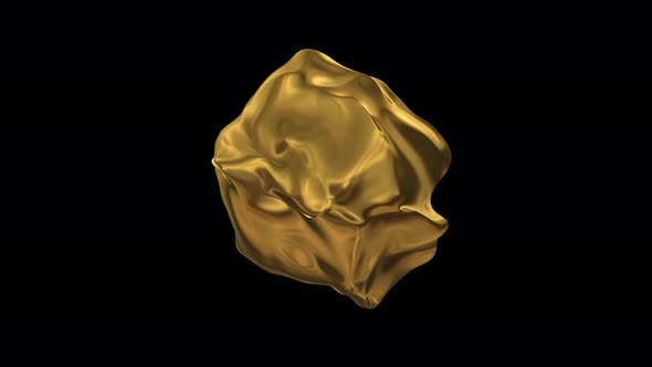 Liquid Gold Sphere Loop