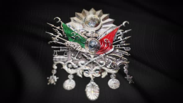 Ottoman Empire Flag Seamless Loop alt