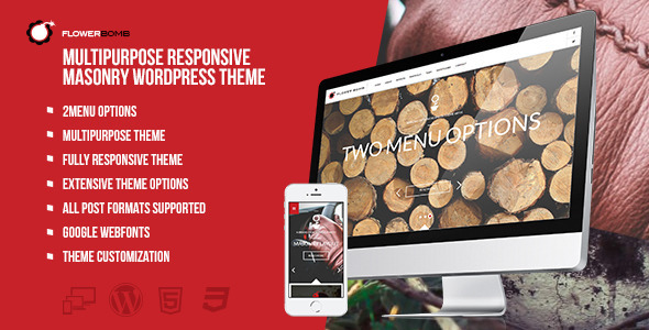 FlowerBomb - Multipurpose Responsive Masonry Theme - Creative WordPress
