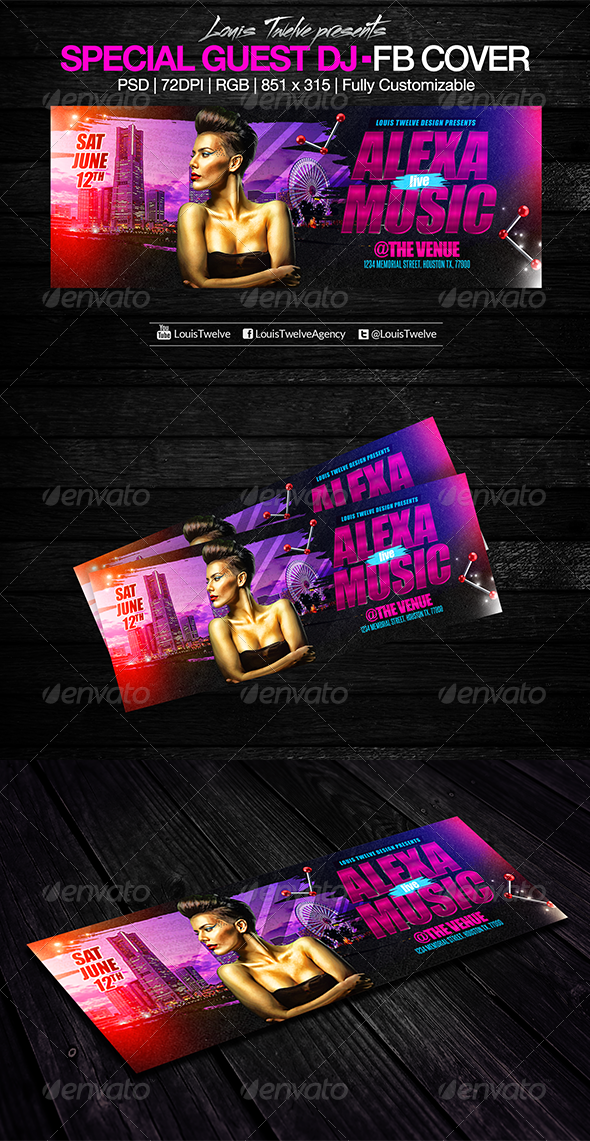 Special Guest Dj | Facebook Cover - Facebook Timeline Covers Social Media