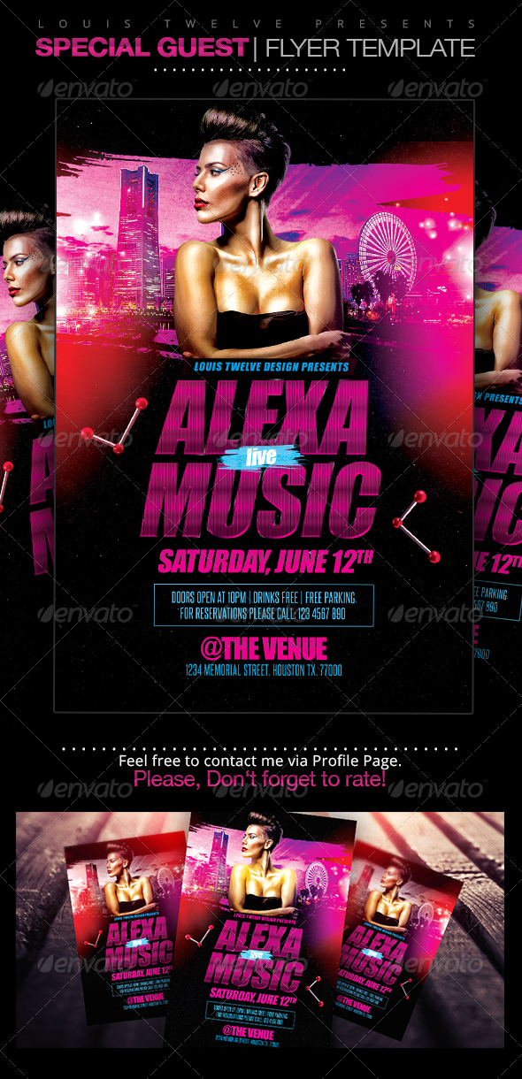 Special Guest Dj | Flyer Template - Clubs & Parties Events