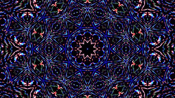 Bright abstract light governing full color, kaleidoscope alt