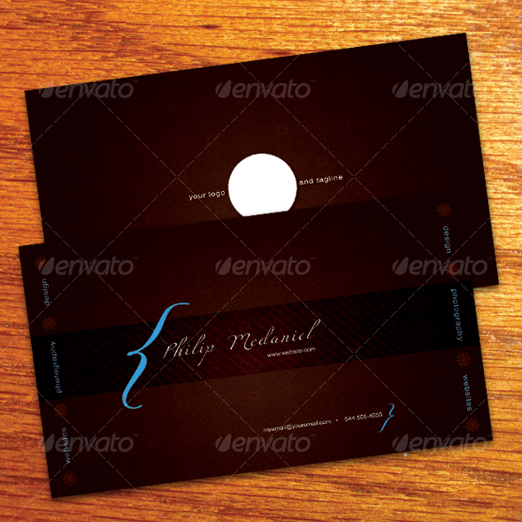 Typography Business Card - Grunge Business Cards