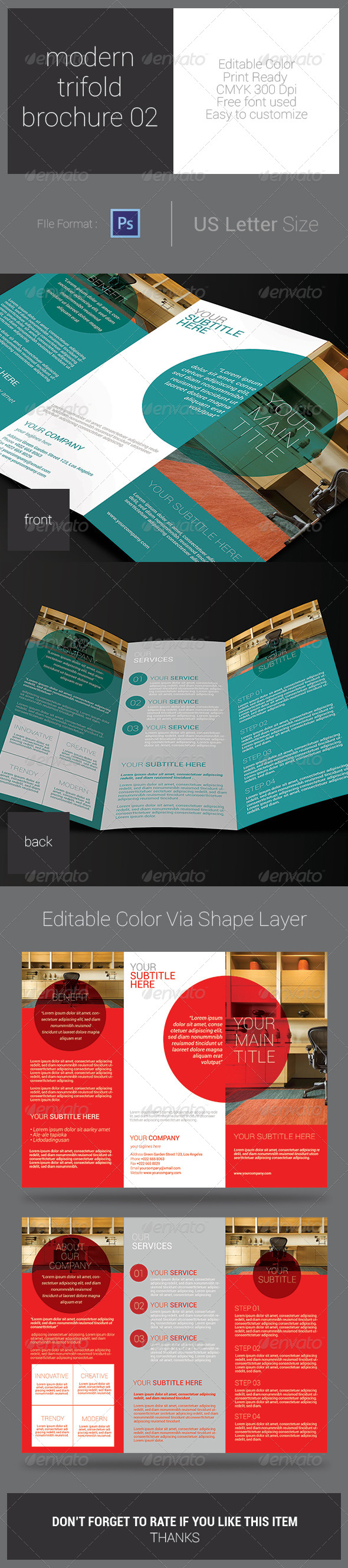 Modern Trifold Brochure 02