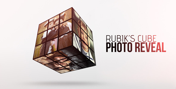 Rubik Cube Photo Reveal