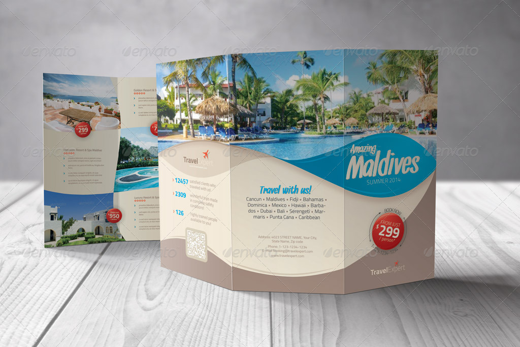 Trifold Mock-up by sabin_vp | GraphicRiver