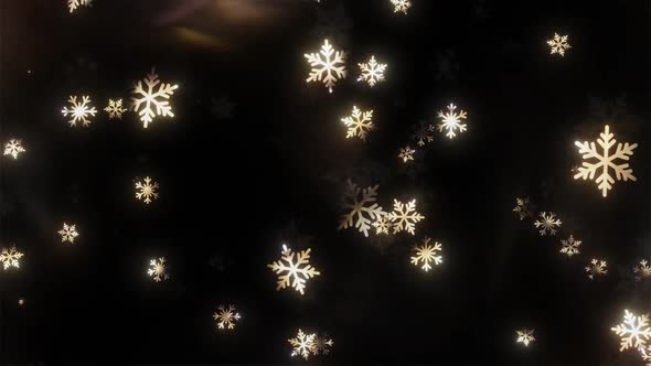 Golden Snow Flakes  alt