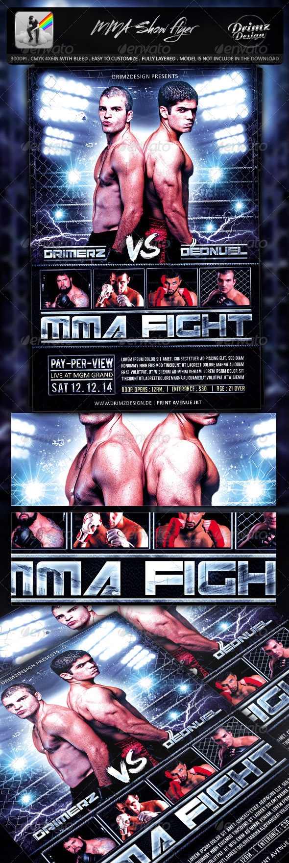 MMA Show Flyer - Sports Events