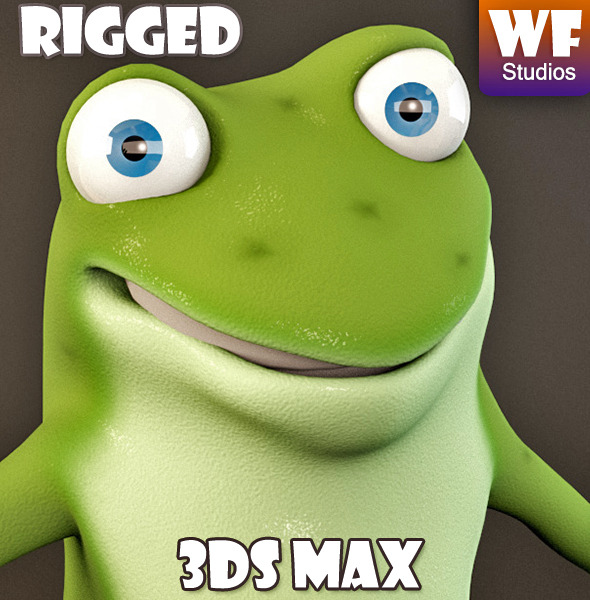 Cartoon Frog - 3Docean 7812812