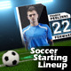 Soccer Starting Lineup - VideoHive Item for Sale