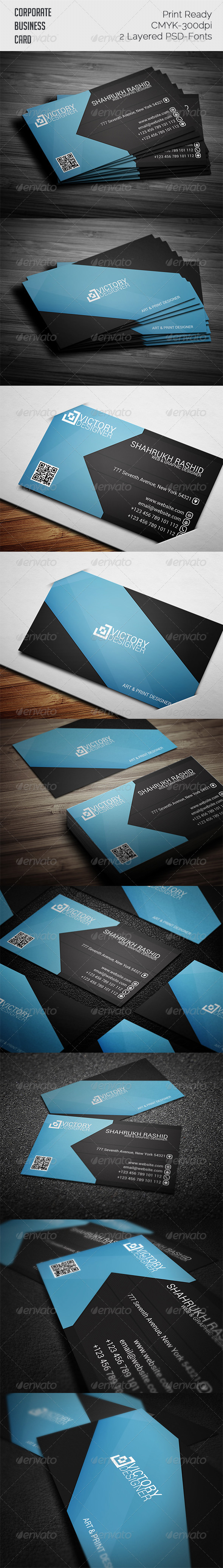 Corporate Business Card - Corporate Business Cards