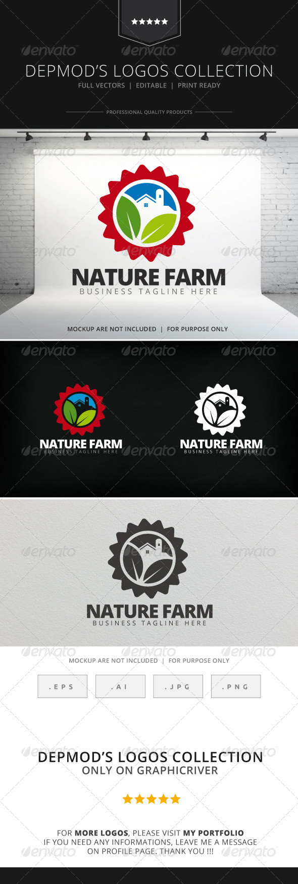 Nature Farm Logo - Nature Logo Templates