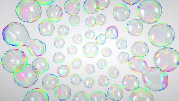 Dance Of Magic Soap Bubbles