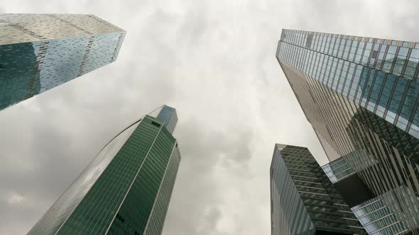 Skyscrapers of Moscow International Business Centre