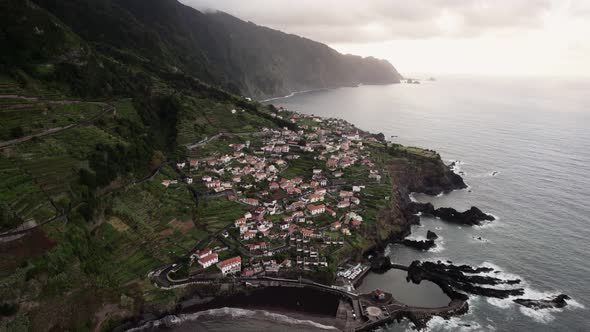 Coastal Town of Seixal in Madeira alt