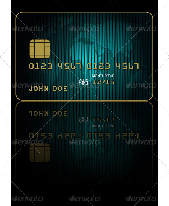 Fictitious Credit Card - Commercial / Shopping Conceptual